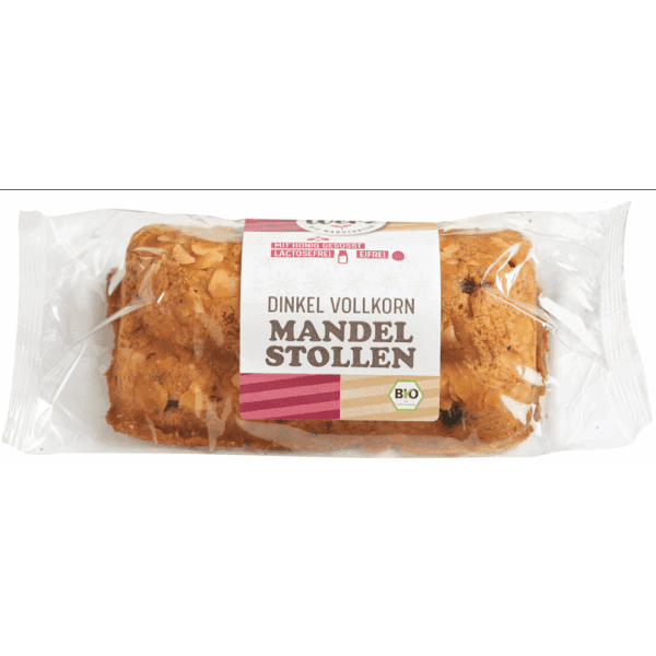 Mandelstollen, Dinkel Vollkorn, 200 g