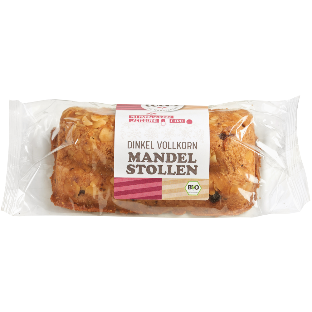 Mandelstollen, Dinkel Vollkorn, 200 g