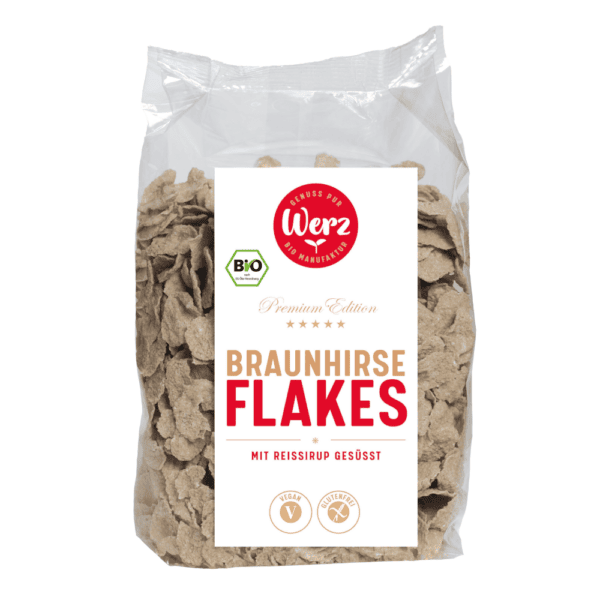 Braunhirse Flakes, 250 g