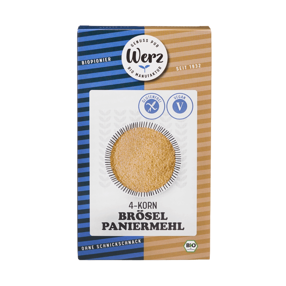 Glutenfreies Paniermehl - 4-Korn Brösel Paniermehl