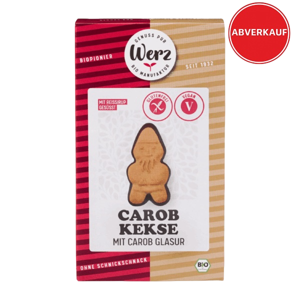 Carob Kekse, Reis Vollkorn, 125 g