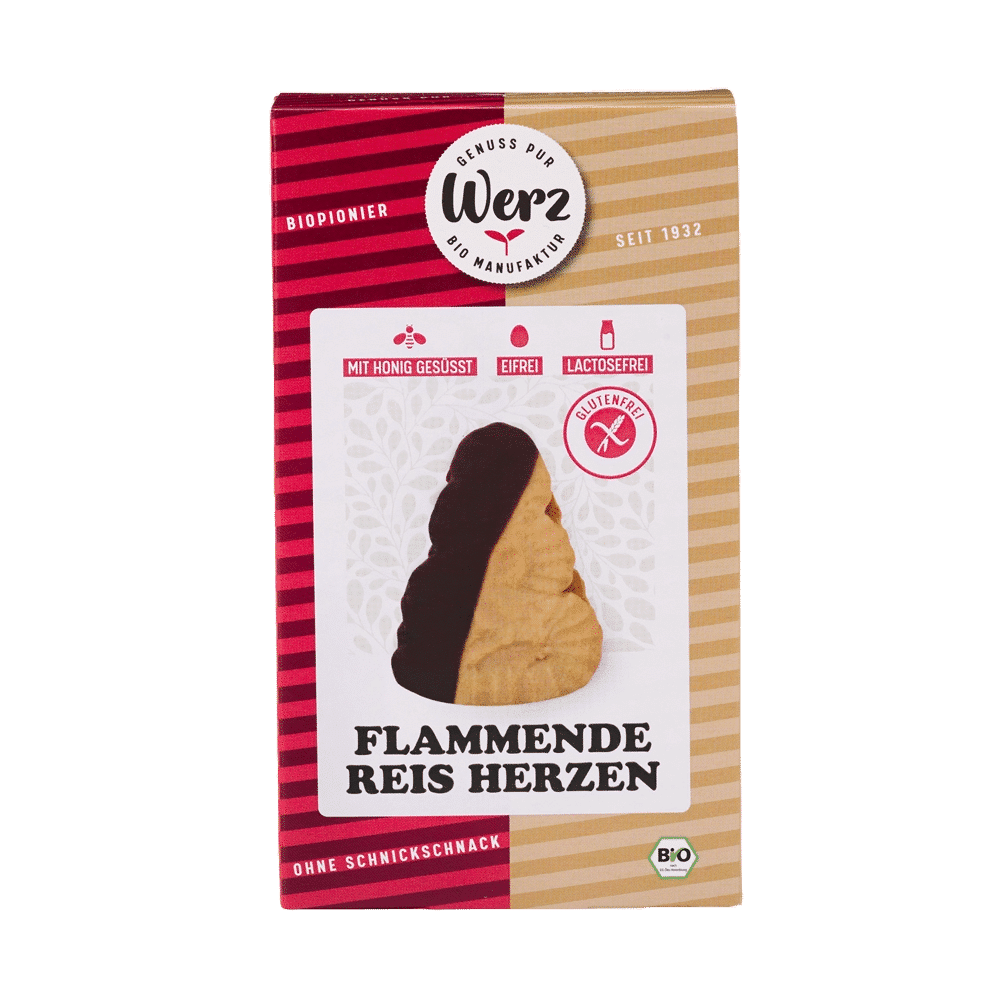 Glutenfreie Snacks - Flammende Herzen