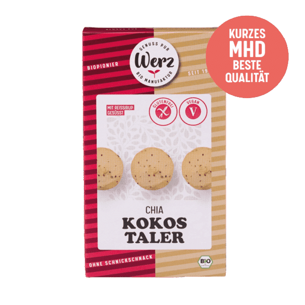 Chia Kokos Taler, Reis Vollkornkekse