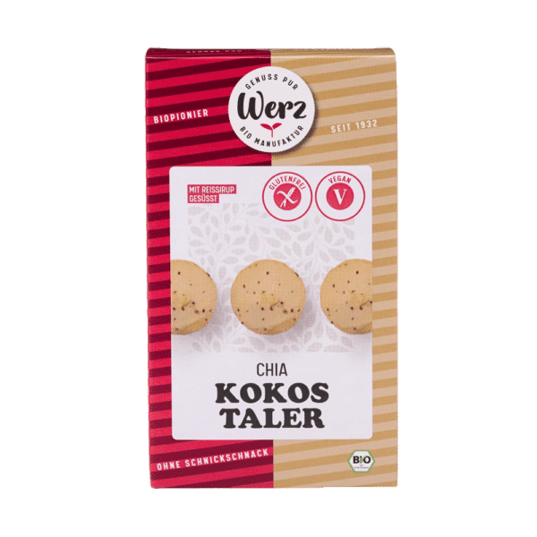 Chia Kokos Taler, Reis Vollkornkekse