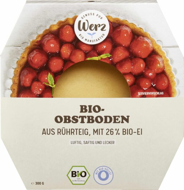 Bio-Obstboden, mit Bio-Weizenmehl, 300 g