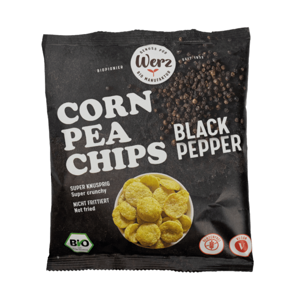 Glutenfreie Chips - Corn Pea Chips Black Pepper