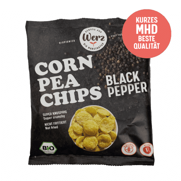 CornPea Chips Black Pepper