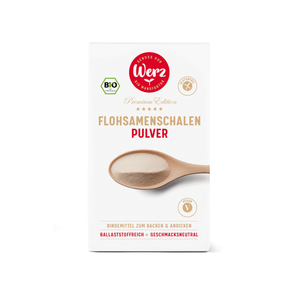 Flohsamenschalenpulver, glutenfrei, 500 g
