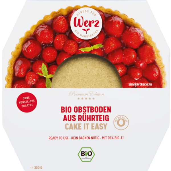 Bio-Obstboden, mit Bio-Weizenmehl, 300 g