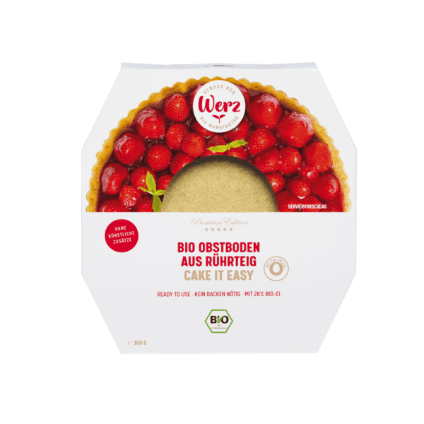 Bio-Obstboden, mit Bio-Weizenmehl, 300 g