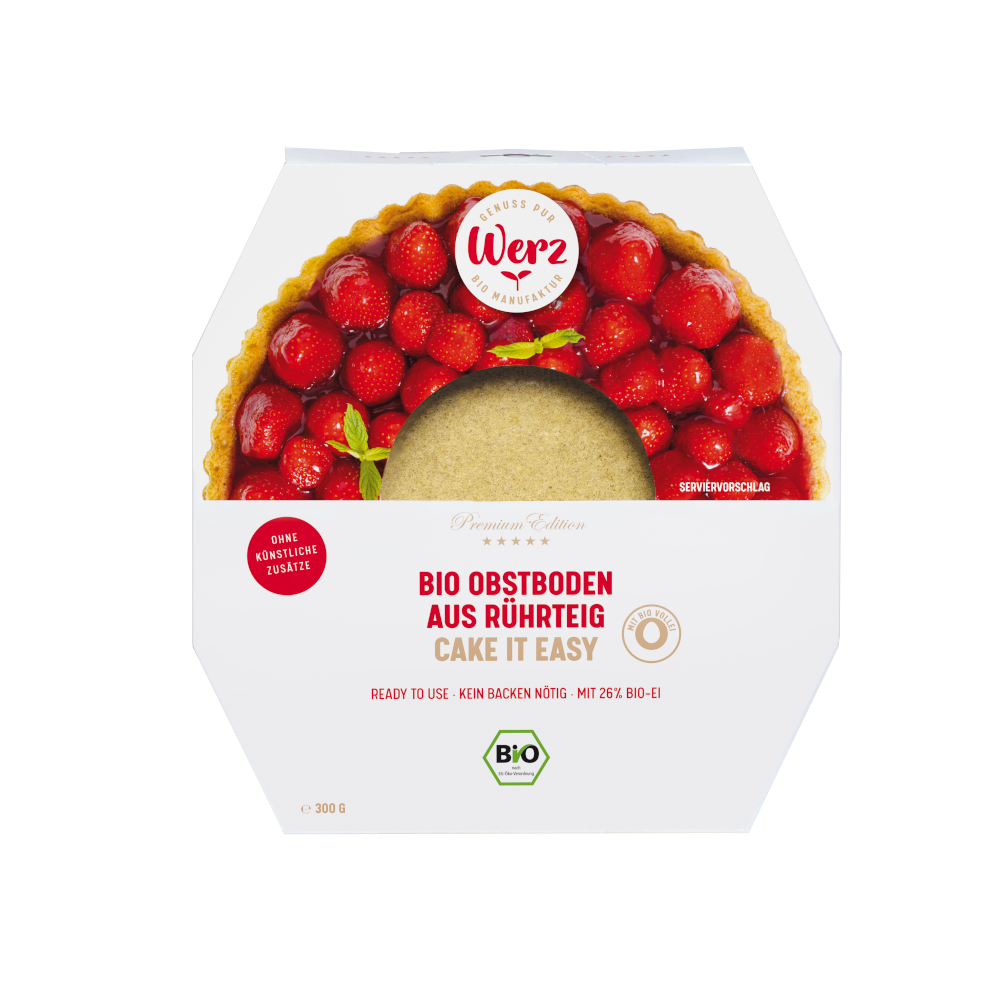 Bio-Obstboden, mit Bio-Weizenmehl, 300 g