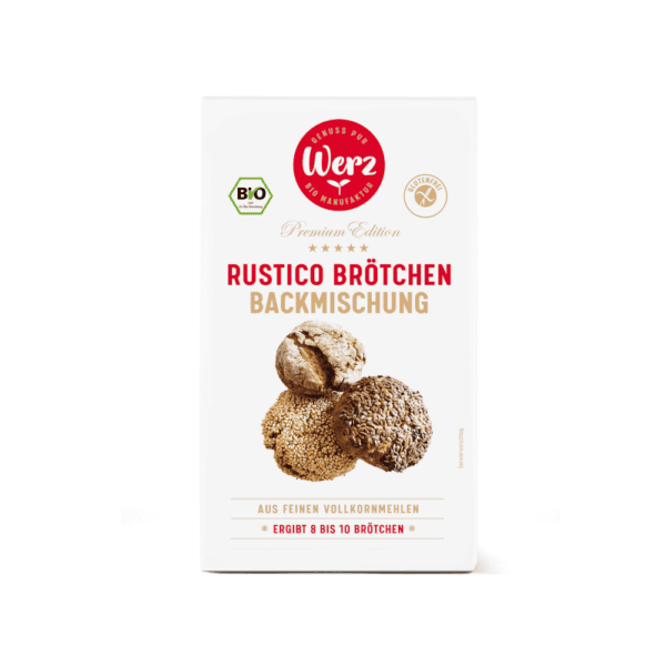 BIO-BACKMISCHUNG RUSTICO BRÖTCHEN, glutenfrei, 350 g