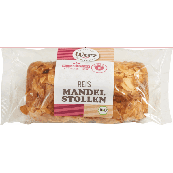Reis-Mandelstollen, glutenfrei, 250 g
