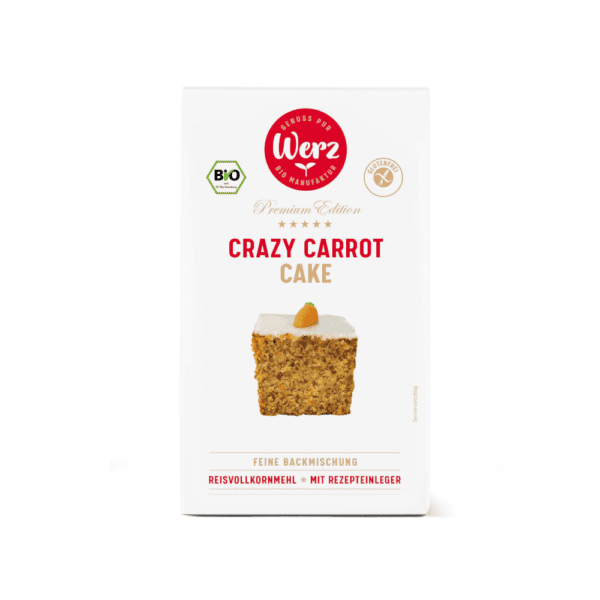 Crazy Carrot Cake, glutenfrei, 500 g